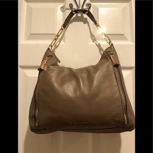 Michael Kors Taupe Shoulder/Hobo Handbag